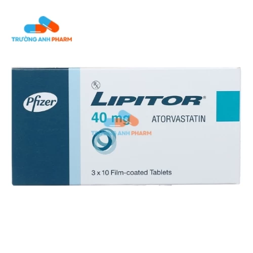 Thuốc Lipitor 40Mg - Hộp 3 vỉ x 10 viên